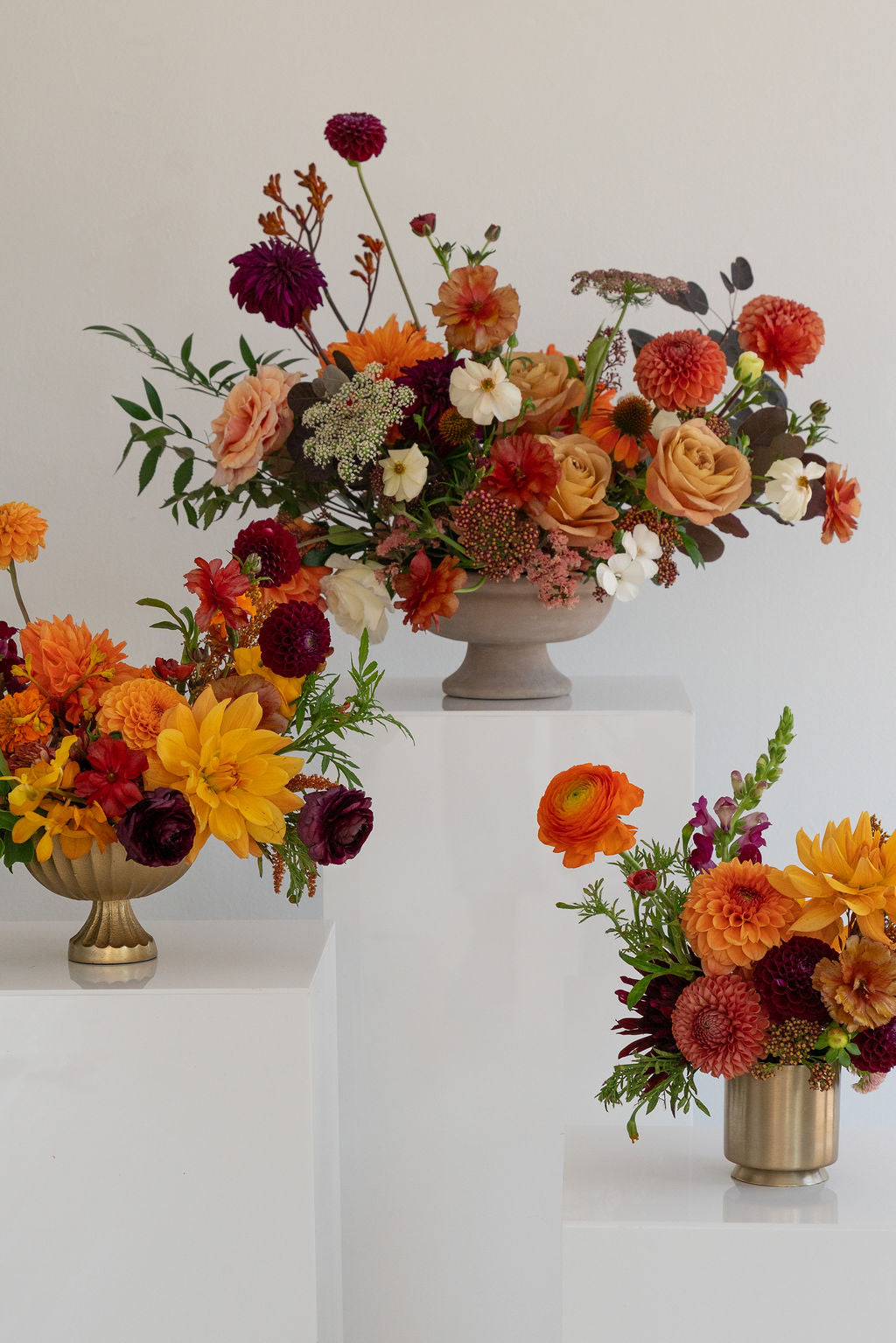 Thanksgiving Ceramic Vase Arrangement