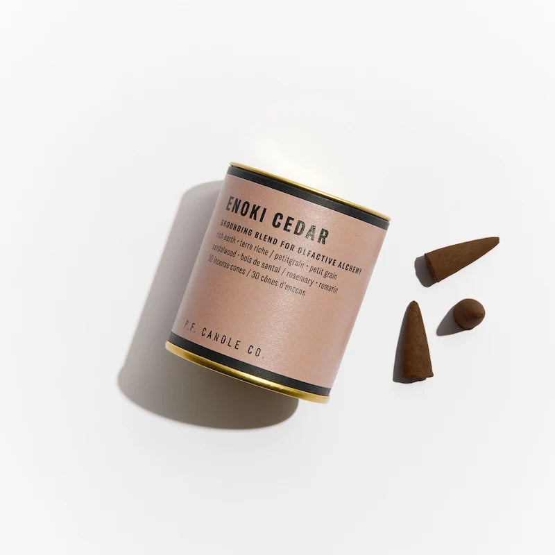 P.F. Candle Co. Incense Cones | Enoki Cedar