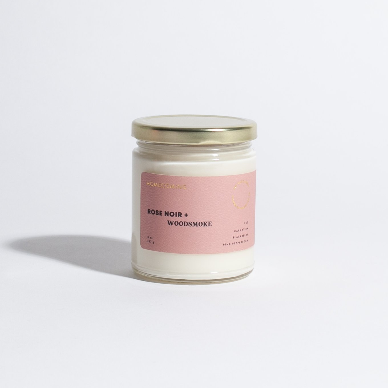 Homecoming Candle Co. | Rose Noir + Woodsmoke