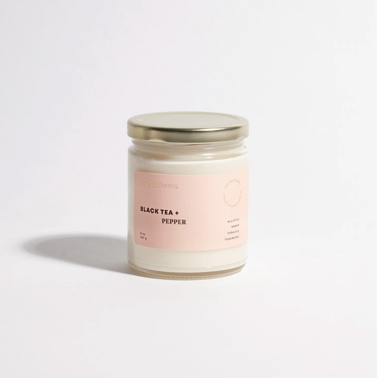 Homecoming Candle Co. | Black Tea + Pepper
