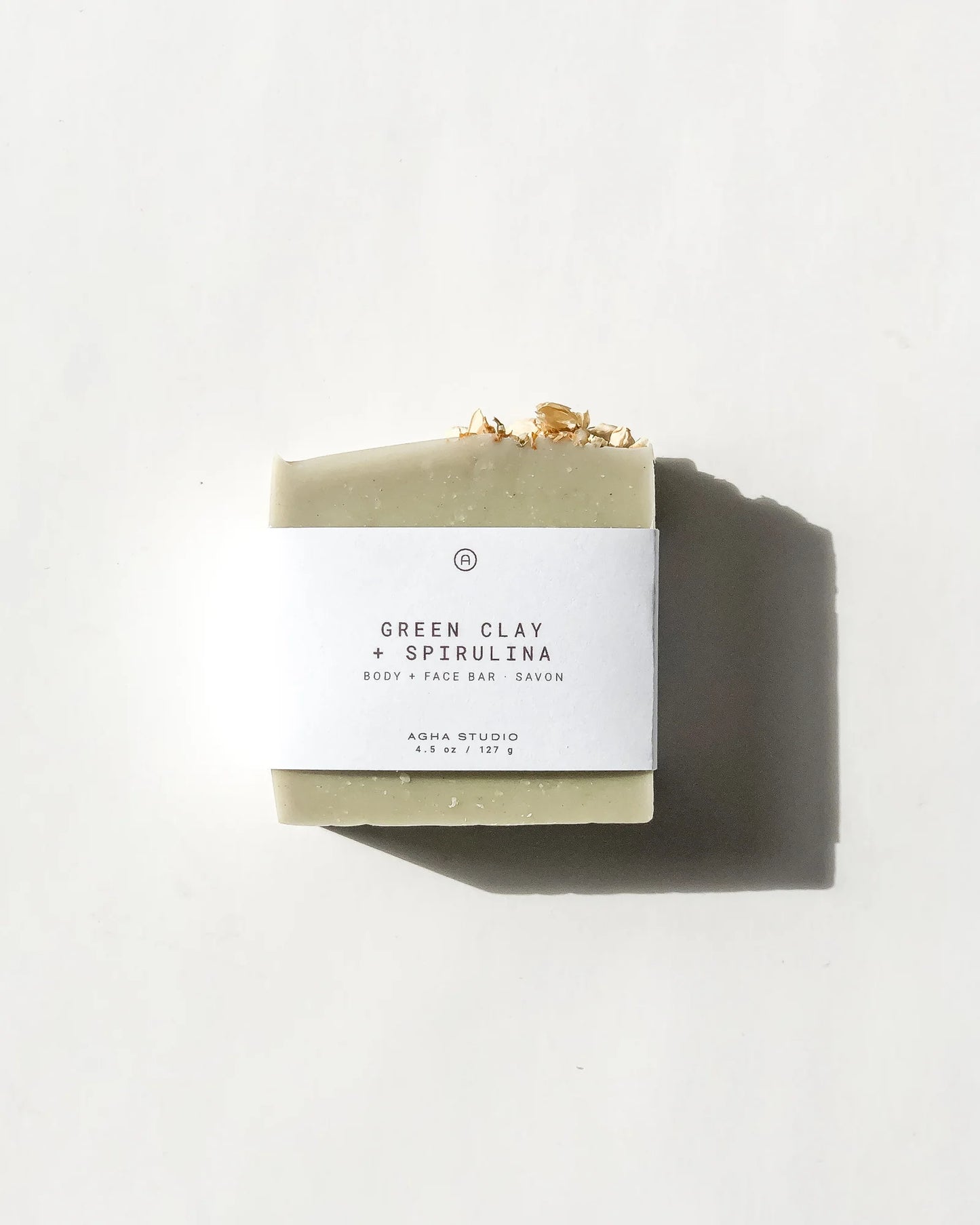 Agha Studio Handcrafted Soap | Green Clay Spirulina