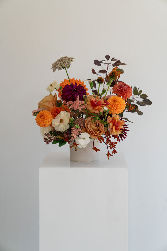 Thanksgiving Ceramic Vase Arrangement