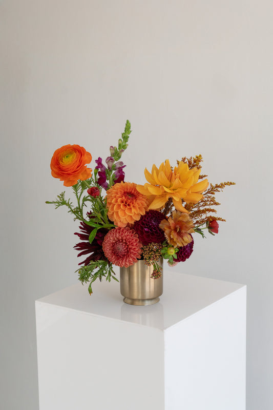 Diwali Gold Vase Arrangement