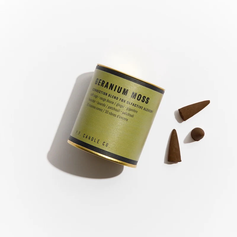 P.F. Candle Co. Incense Cones | Geranium Moss