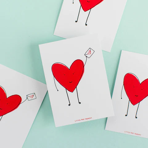 Little May Papery | Heart Mini Note Card