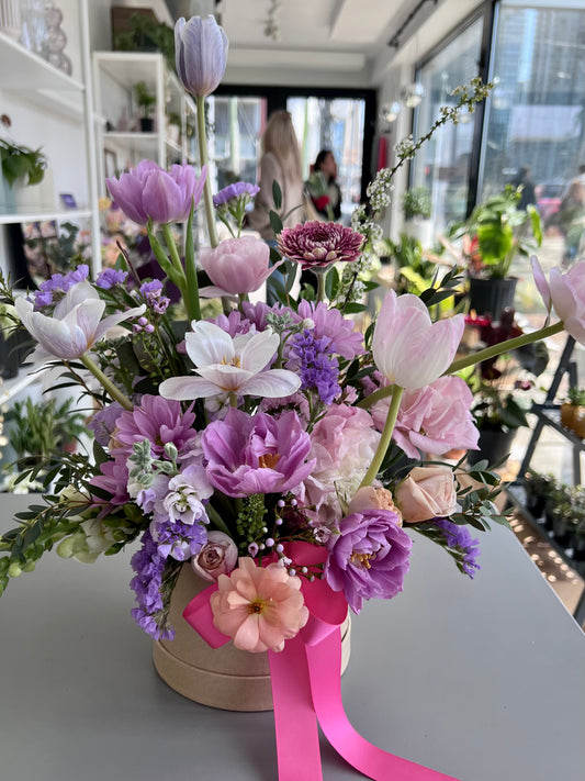 Signature Spring Box Arrangement | Mother's Day