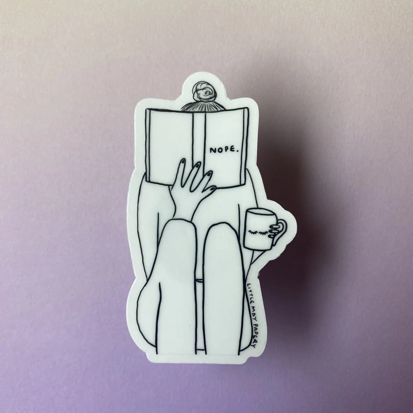 Little May Papery | Nope Vinyl Sticker