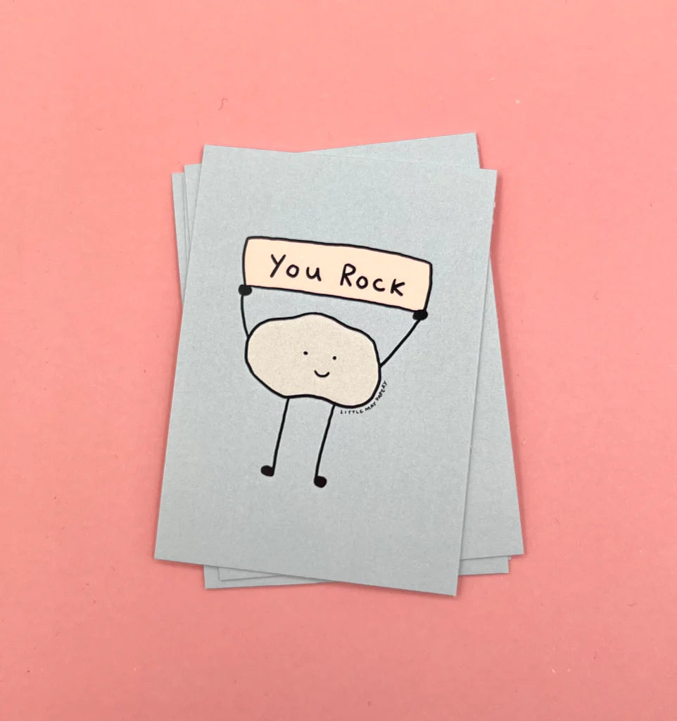 Little May Papery | You Rock Mini Note Card