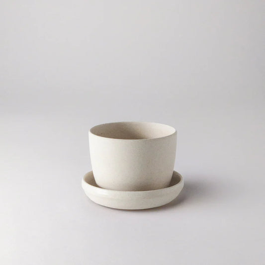 Kanso Designs | White Fiber Mini Planter