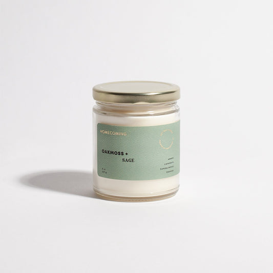 Homecoming Candle Co. | Oak Moss + Sage