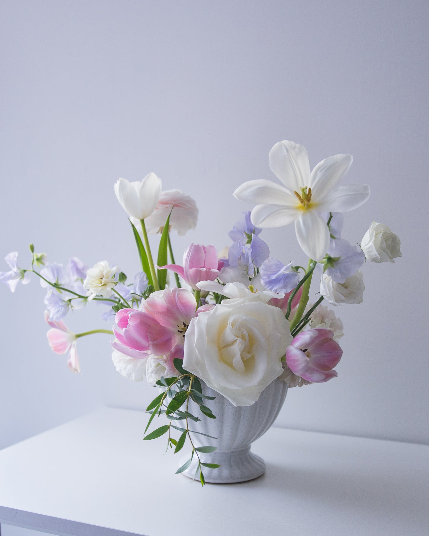 Vase Arrangement - Pedestal Soft