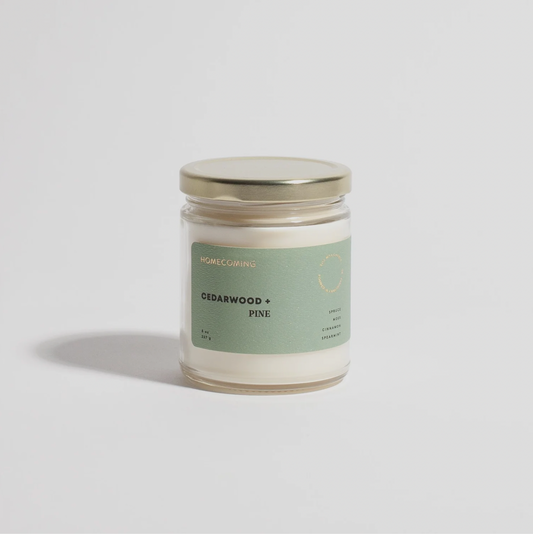Homecoming Candle Co. | Cedarwood + Pine
