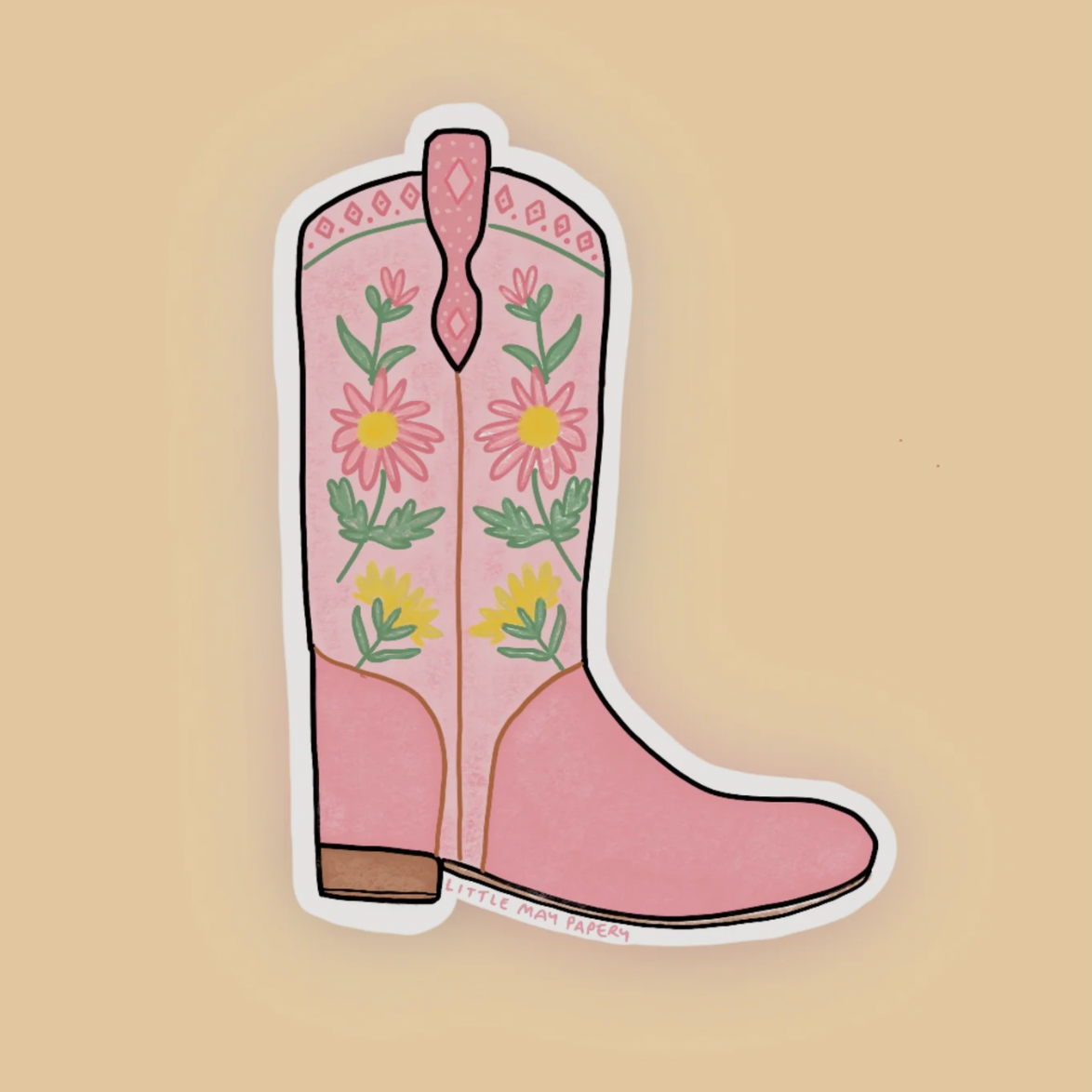 Little May Papery | Cowboy Boot