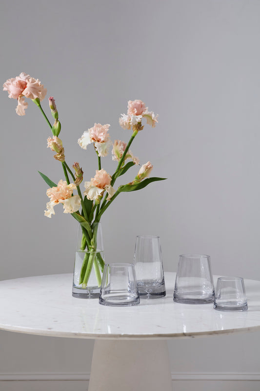 Pyramid Glass Vase