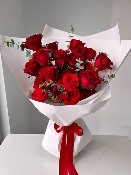 Valentine's Day | Red Roses Please Hand-Tied Bouquet