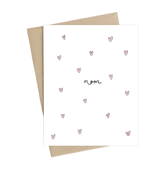 Mom Hearts Greeting Card
