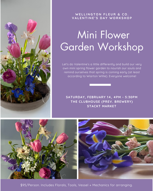 Valentine's Day Flower Workshop