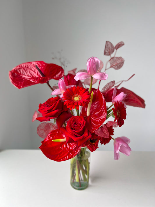 Lunar New Year | Signature Glass Vase Arrangement